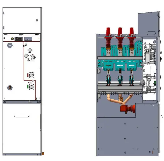 Unità principale ad anello senza SF₆ isolata con aria pura/nitrogeno 24kV