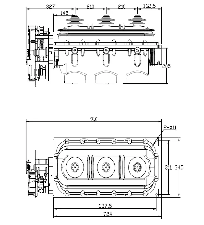 Disjoncteur de charge intérieur sans SF6 g3 - 12/24kV