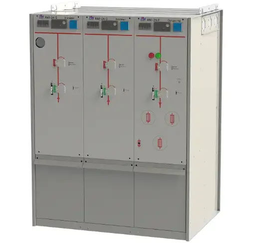 Poste de distribution à courant faible sans SF6 24kV