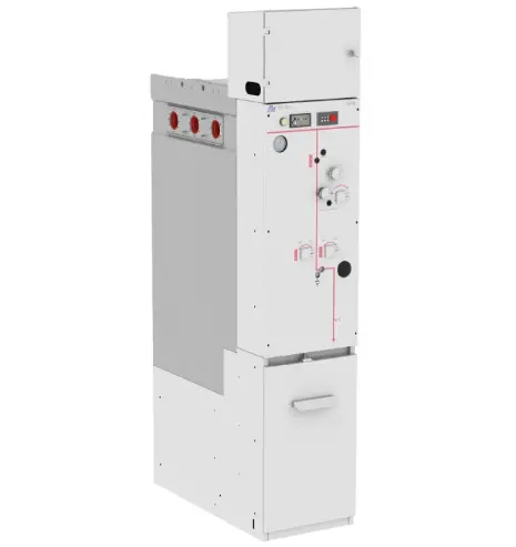 Unité de jonction à anneau isolée à l'air pur/à l'azote sans SF₆ 24kV